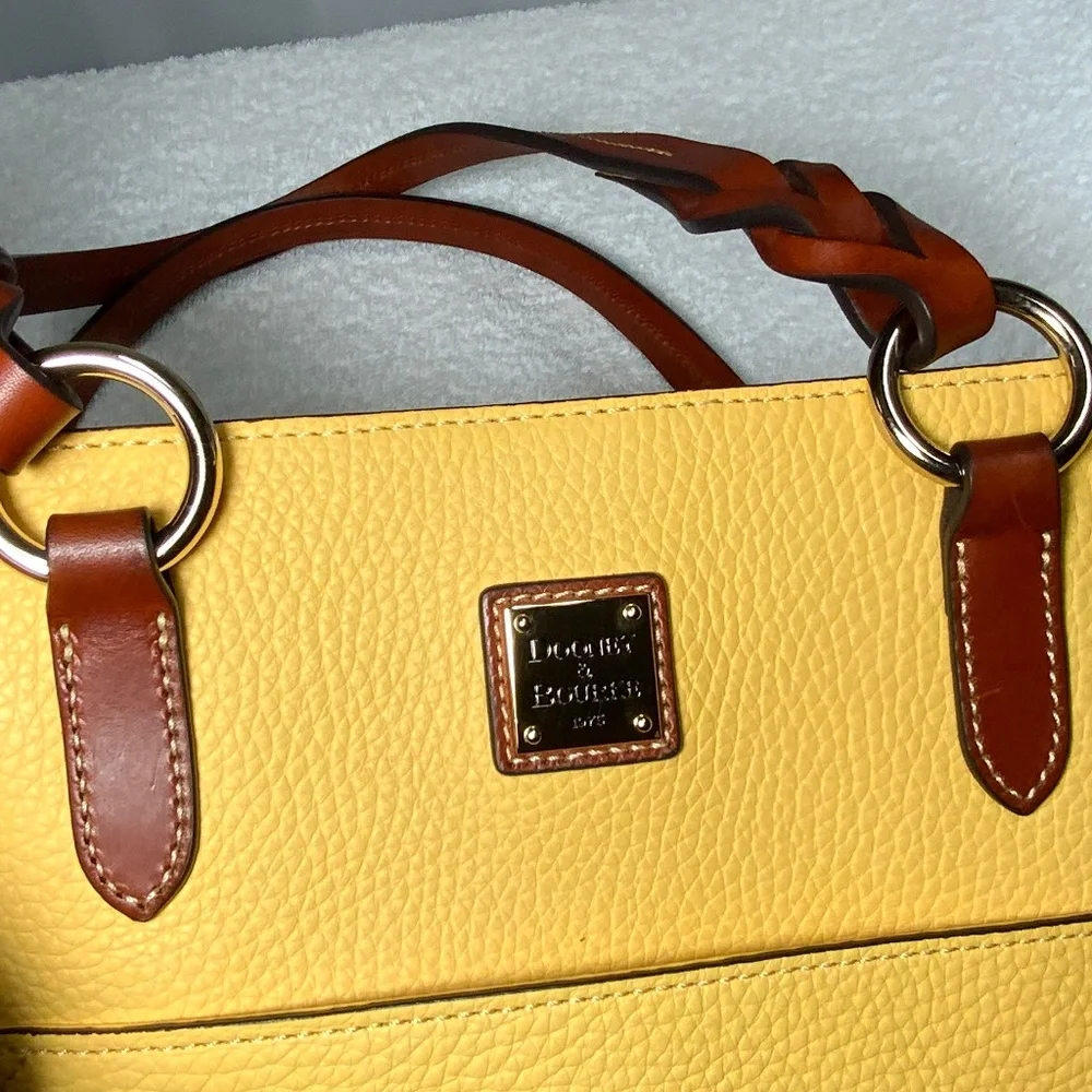 Dooney & Bourke Yellow Tammy Tote